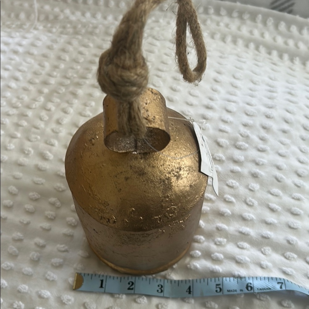 Rustic Gold Hanging Bell